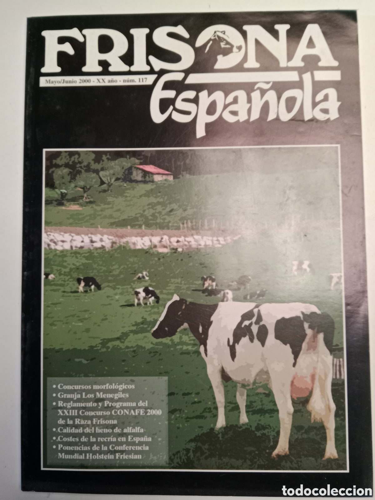 Otros Art&iacute;culos de Coleccionismo en Papel: Revista frisona espa&ntilde;ola n. 117 de 2000 ganader&iacute;a vacas