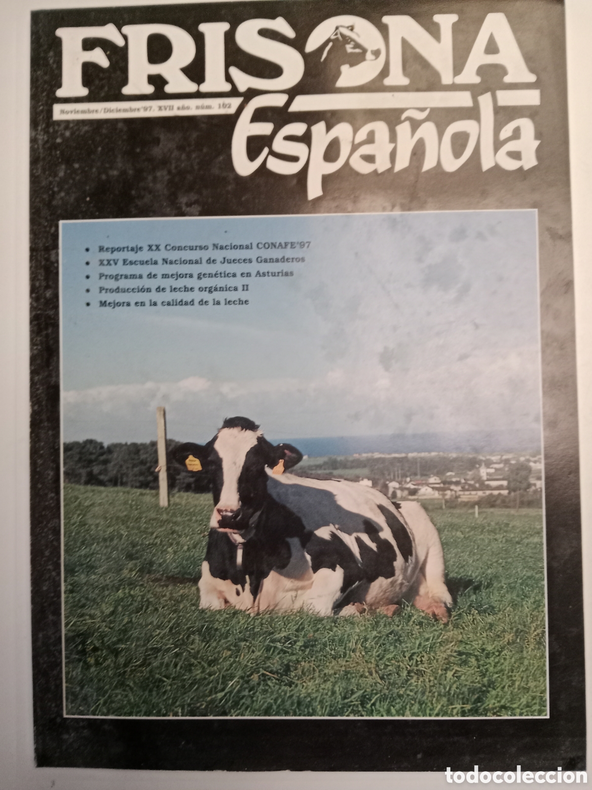 Otros Art&iacute;culos de Coleccionismo en Papel: Revista frisona espa&ntilde;ola n. 102 de 1997 ganader&iacute;a vacas