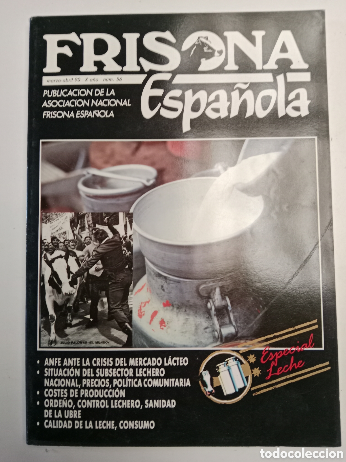 Otros Art&iacute;culos de Coleccionismo en Papel: Revista frisona espa&ntilde;ola n. 56 de 1990 ganader&iacute;a vacas