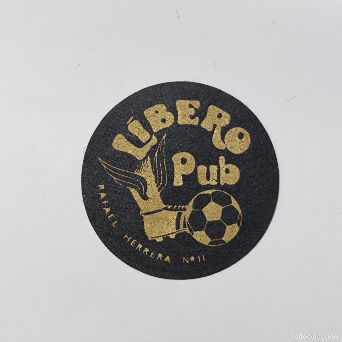 Otros Art&iacute;culos de Coleccionismo en Papel: POSAVASOS - L&Iacute;BERO PUB - MADRID ? - DEPORTES FUTBOL
