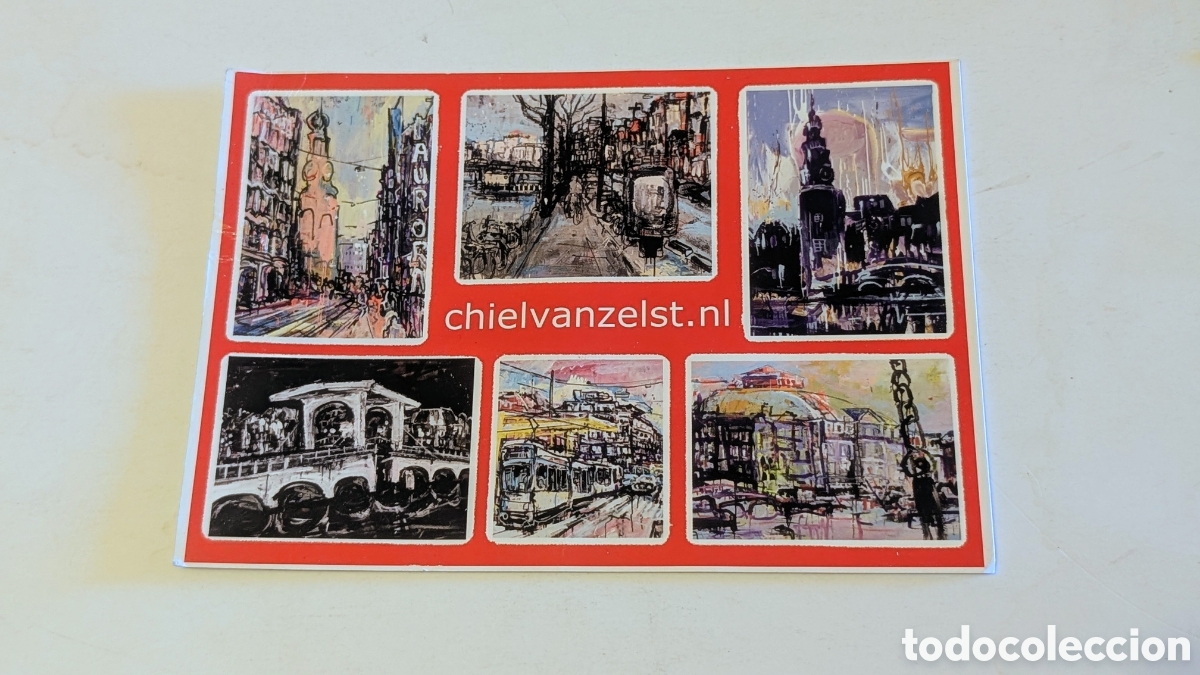 Otros Art&iacute;culos de Coleccionismo en Papel: Postal Amsterdam Holanda. Casas flotantes. Arquitectura