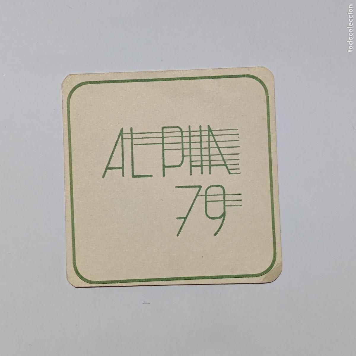 Otros Art&iacute;culos de Coleccionismo en Papel: POSAVASOS - ALPHA 79