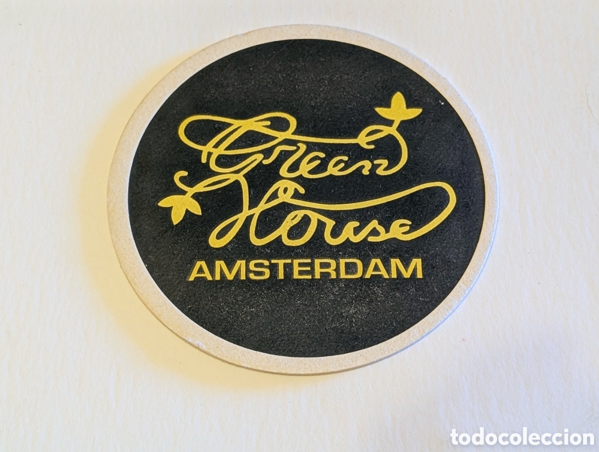 Otros Art&iacute;culos de Coleccionismo en Papel: Posavasos Green House. Amsterdam. Holanda