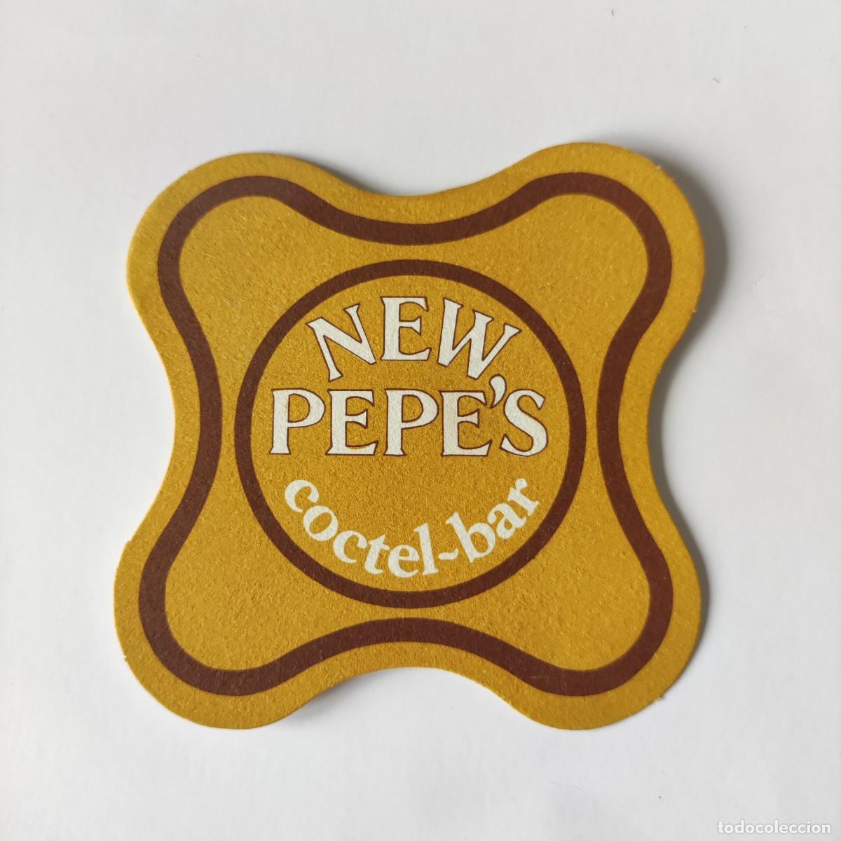 Otros Art&iacute;culos de Coleccionismo en Papel: POSAVASOS - 1983 - MADRID - NEW PEPE'S - COCTEL BAR
