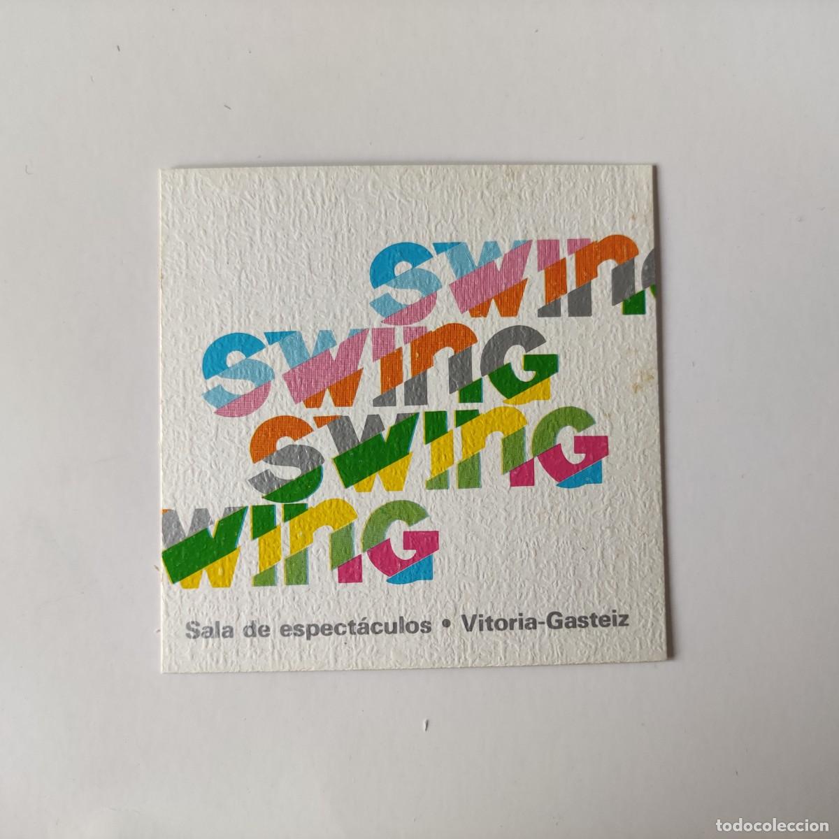 Otros Art&iacute;culos de Coleccionismo en Papel: POSAVASOS - ALAVA VITORIA - SWING - SALA DE ESPECTACULOS