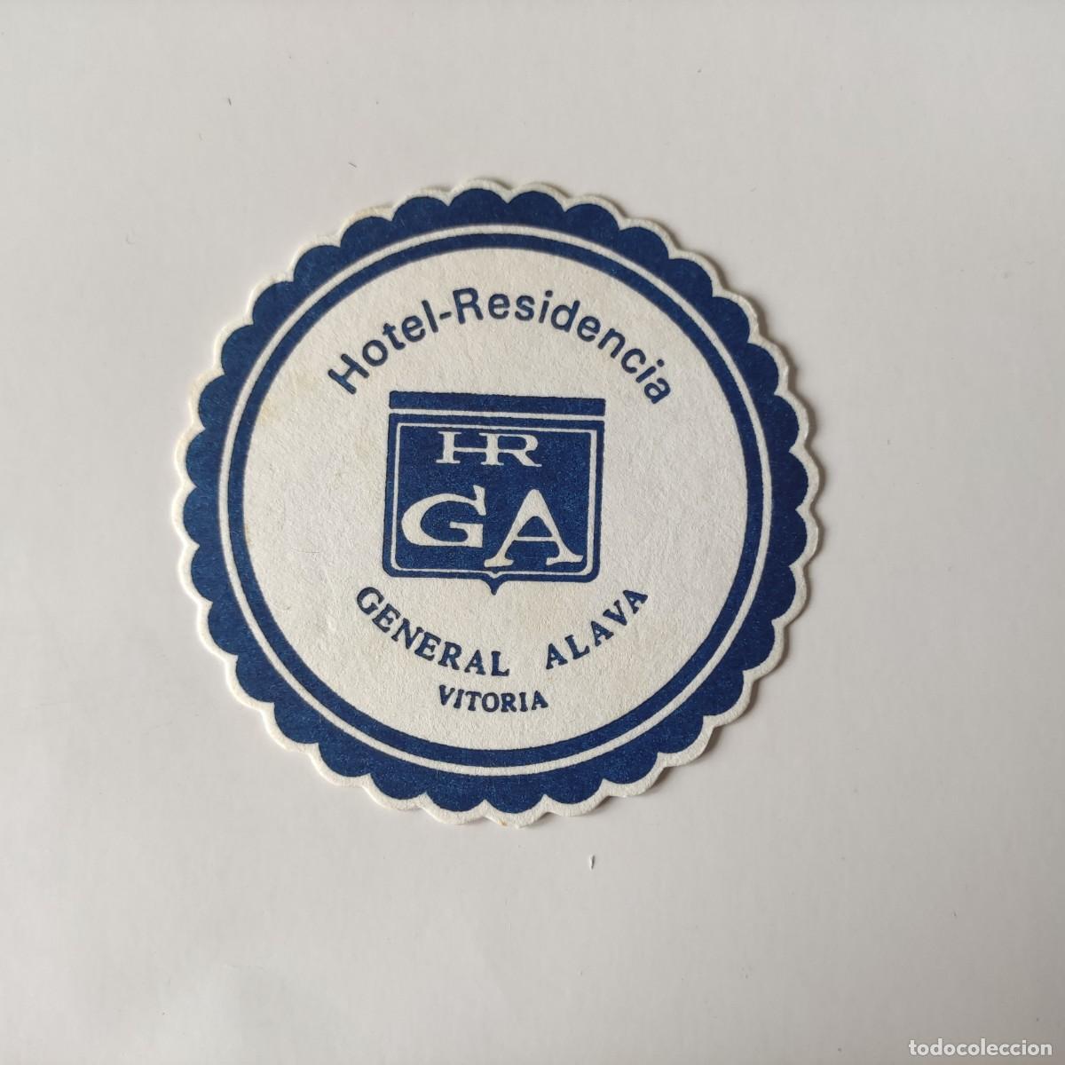 Otros Art&iacute;culos de Coleccionismo en Papel: POSAVASOS - ALAVA VITORIA - 1990 - HOTEL-RESIDENCIA GENERAL ALAVA