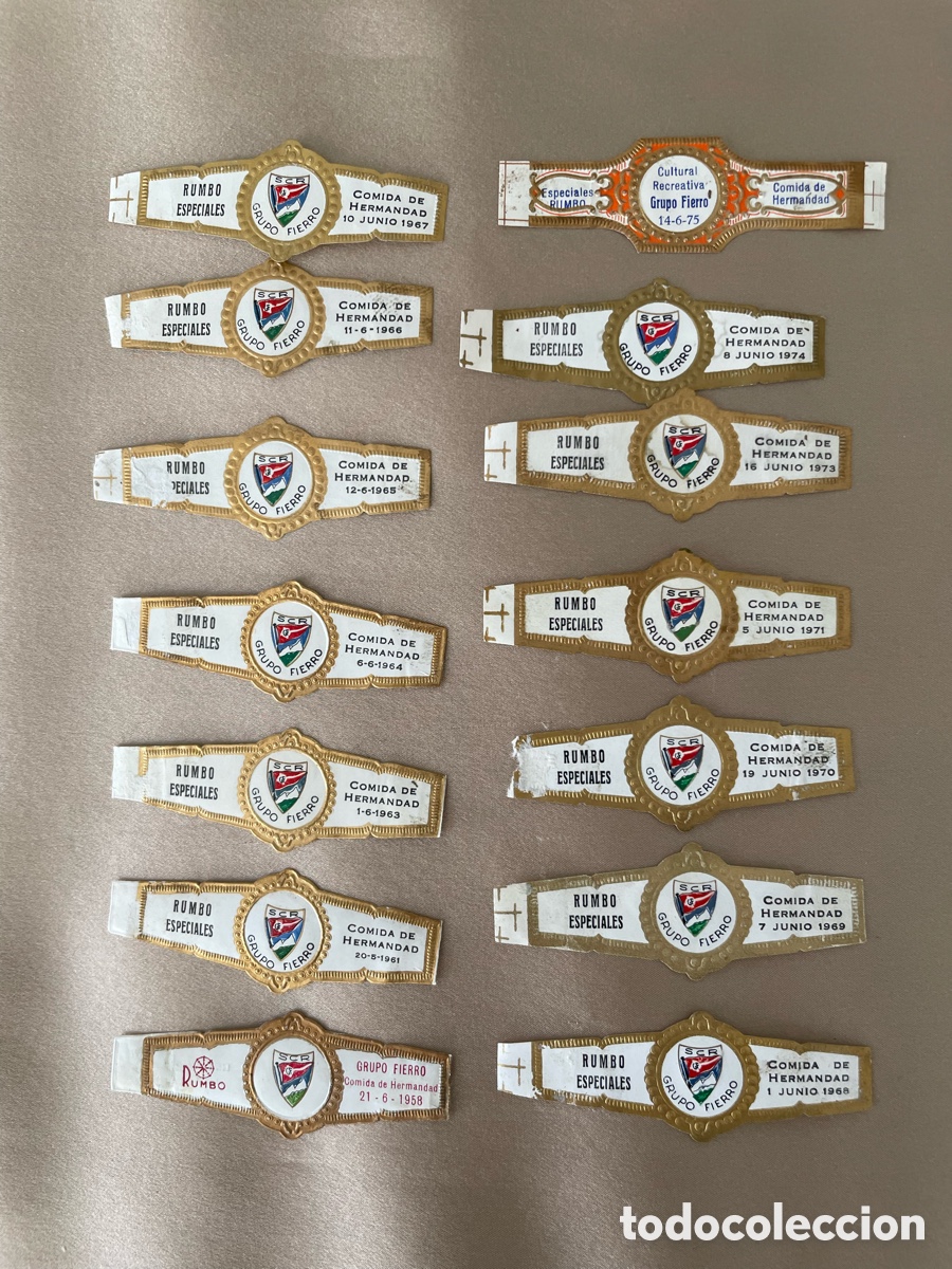 Otros Art&iacute;culos de Coleccionismo en Papel: Vitolas del grupo Fierro