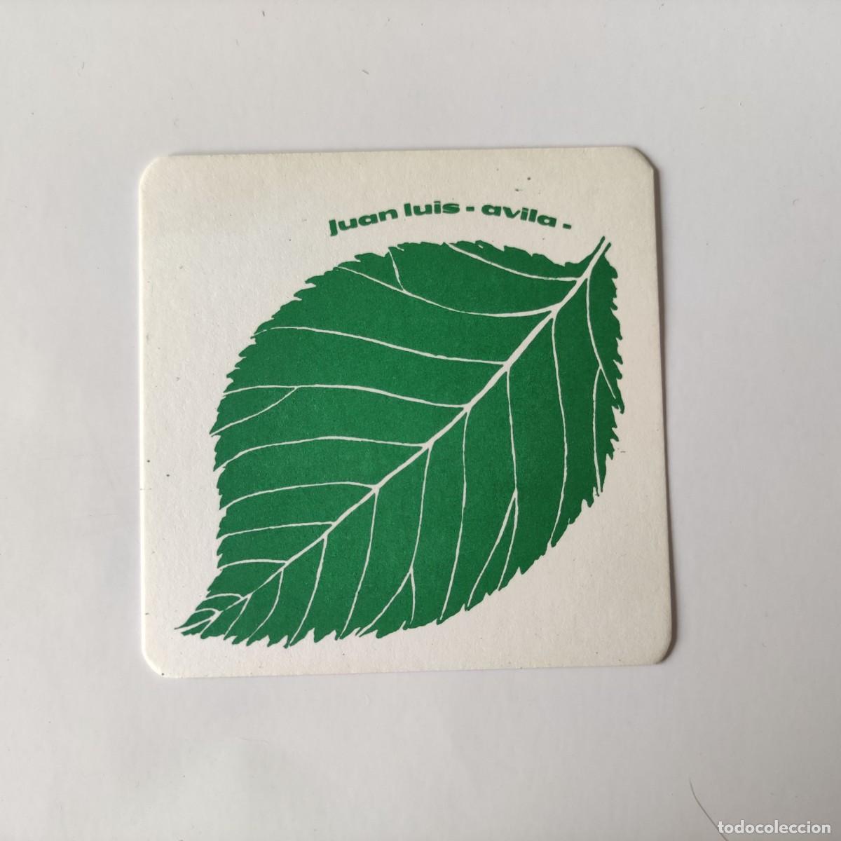 Otros Art&iacute;culos de Coleccionismo en Papel: POSAVASOS - AVILA 1987 - JUAN LUIS - HOJA FLORA