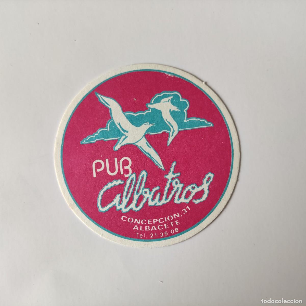 Otros Art&iacute;culos de Coleccionismo en Papel: POSAVASOS - ALBACETE - PUB ALBATROS - AVE FAUNA