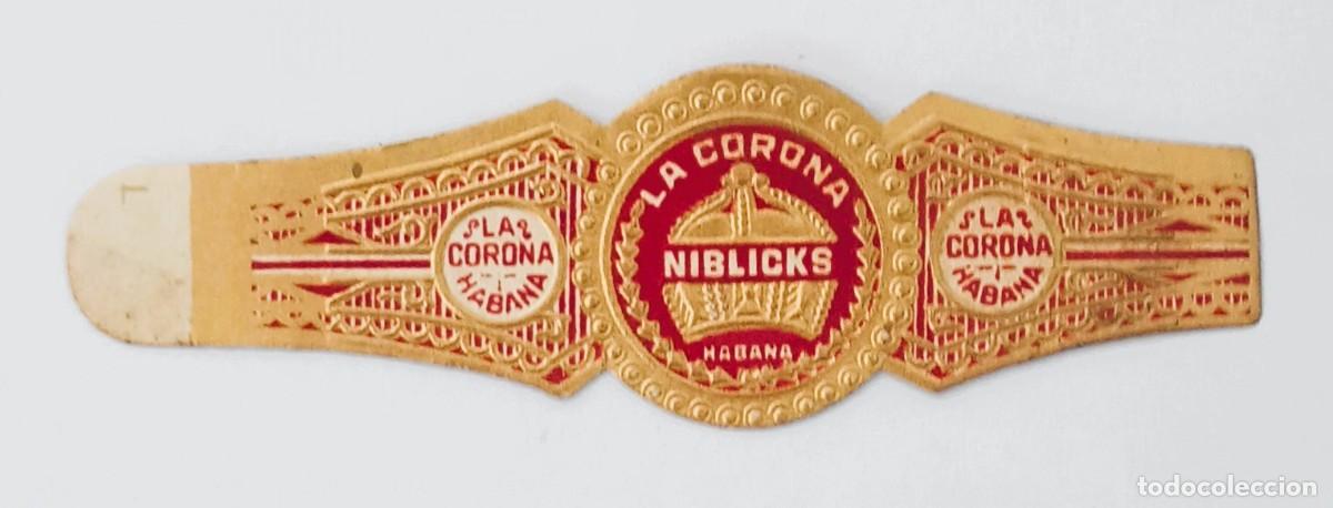 Otros Art&iacute;culos de Coleccionismo en Papel: Chinchal, Cigar Band, Antigua Vitola de Coleccion, LA CORONA - NIBLICKS, A521