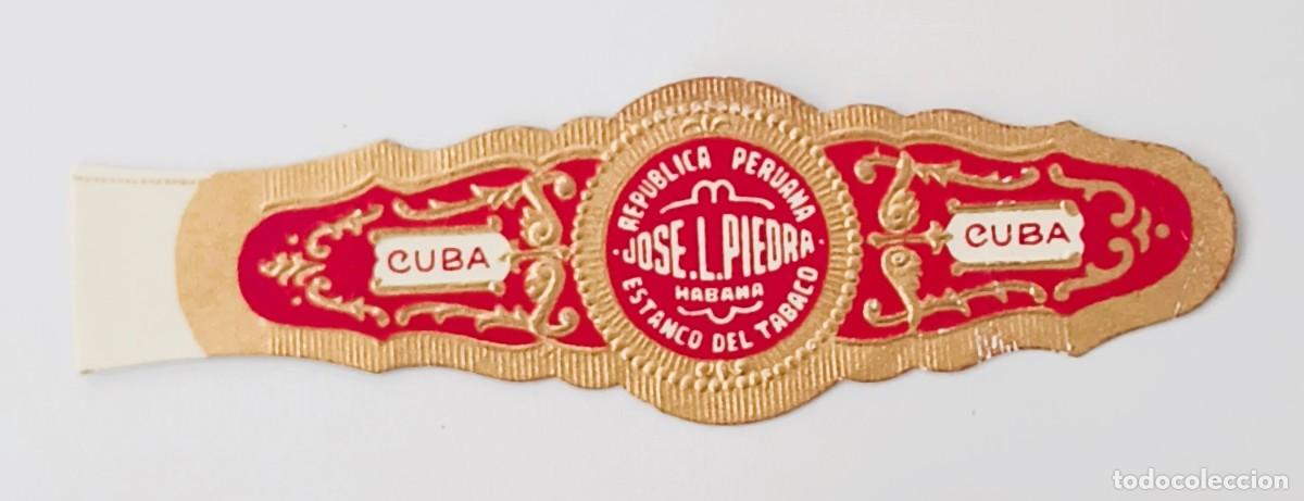 Otros Art&iacute;culos de Coleccionismo en Papel: Chinchal, Cigar Band, Antigua Vitola de Coleccion, JOSE L. PIEDRA - REPUBLICA PERUANA, A539