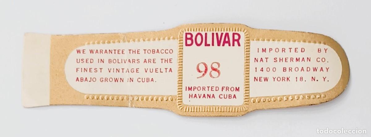 Otros Art&iacute;culos de Coleccionismo en Papel: Chinchal, Cigar Band, Antigua Vitola de Coleccion, BOLIVAR - 98, A571
