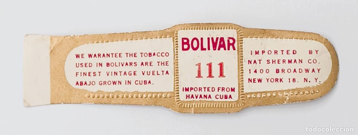 Otros Art&iacute;culos de Coleccionismo en Papel: Chinchal, Cigar Band, Antigua Vitola de Coleccion, BOLIVAR - 111, A572