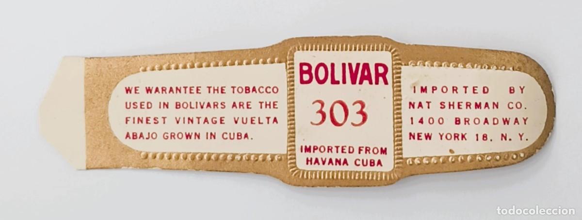 Otros Art&iacute;culos de Coleccionismo en Papel: Chinchal, Cigar Band, Antigua Vitola de Coleccion, BOLIVAR - 303, A573