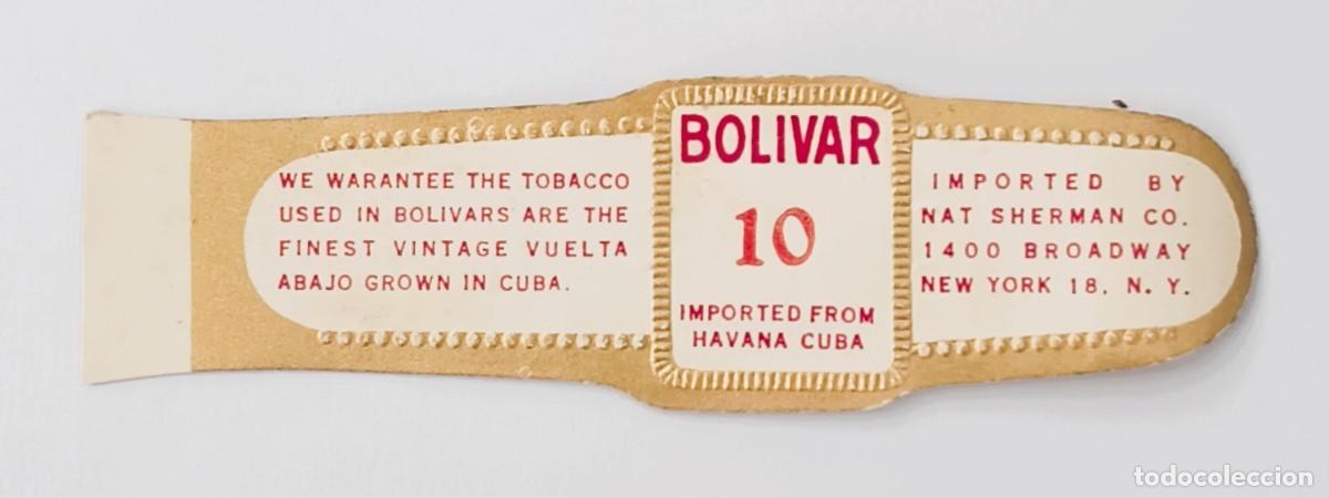 Otros Art&iacute;culos de Coleccionismo en Papel: Chinchal, Cigar Band, Antigua Vitola de Coleccion, BOLIVAR - 10, A575