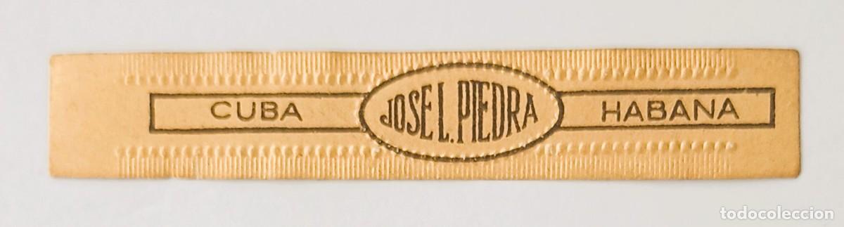 Otros Art&iacute;culos de Coleccionismo en Papel: Chinchal, Cigar Band, Antigua Vitola de Coleccion, JOSE L. PIEDRA (CINTILLO HABANA), A592