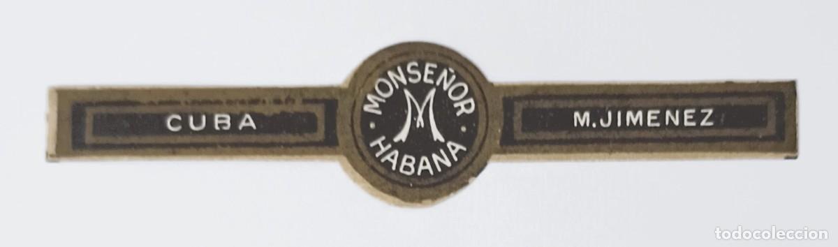 Otros Art&iacute;culos de Coleccionismo en Papel: Chinchal, Cigar Band, Antigua Vitola de Coleccion, MONSE&Ntilde;OR, A607
