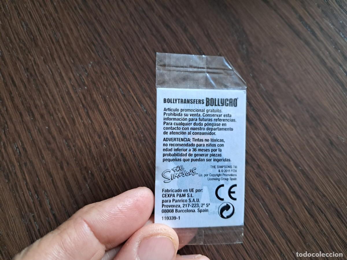 Otros Art&iacute;culos de Coleccionismo en Papel: NUEVO SIN ABRIR CROMO SIMPSONS BOLLYCAO calcamonia BOLLICAO bollytransfers bollytransfer 2011