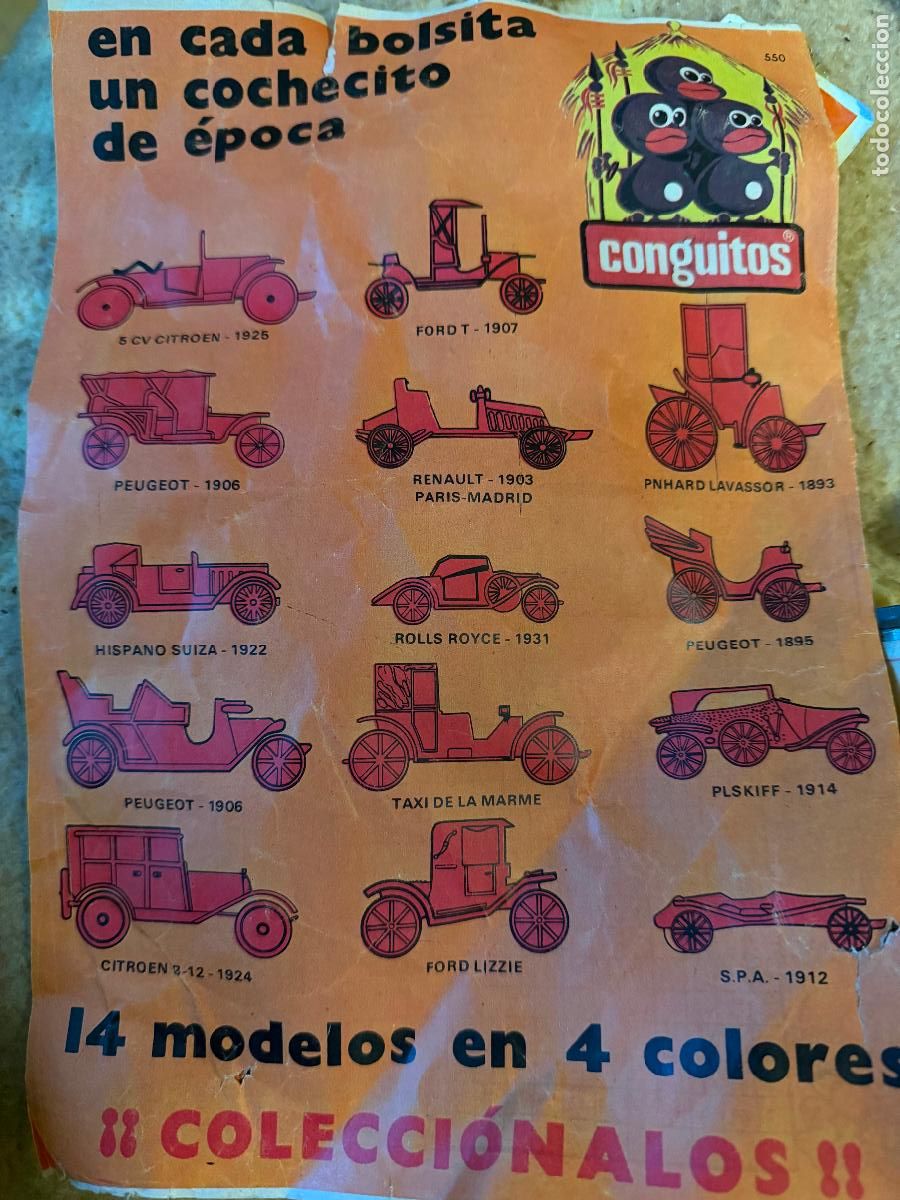 Otros Art&iacute;culos de Coleccionismo en Papel: Hoja publicidad conguitos cochecitos