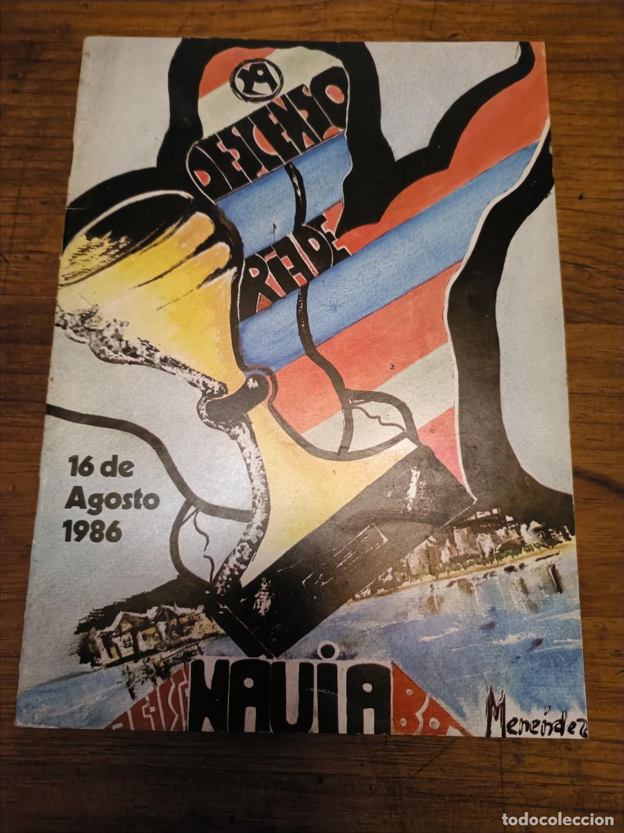 Otros Art&iacute;culos de Coleccionismo en Papel: PROGRAMA DESCENSO RIA DE NAVIA ASTURIAS A&Ntilde;O 1986 PUBLICIDAD &Aacute;GUILA NEGRA CERVEZA