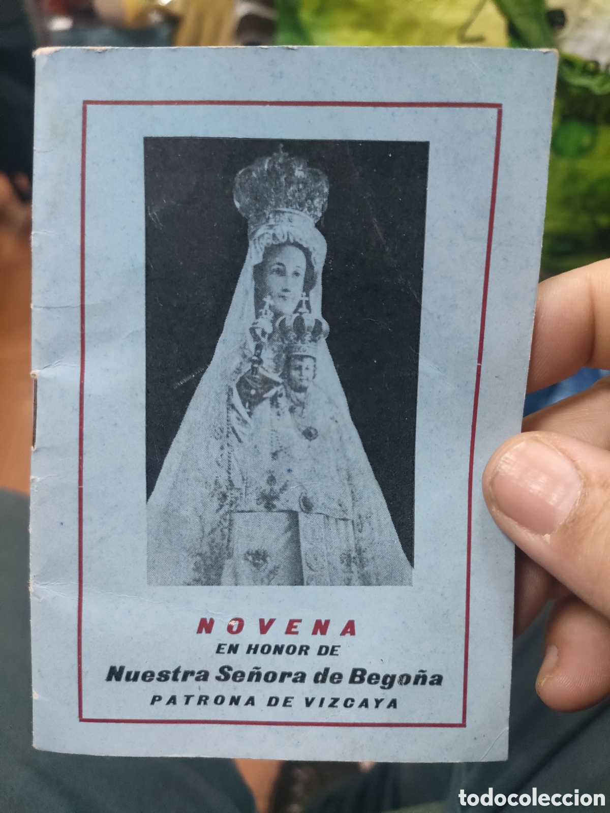 Otros Art&iacute;culos de Coleccionismo en Papel: Novena en Honor de Nuestra Se&ntilde;ora de Bego&ntilde;a PATRONA DE VIZCAYA