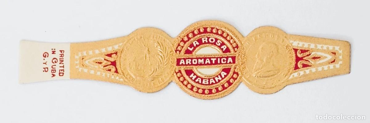 Otros Art&iacute;culos de Coleccionismo en Papel: Chinchal, Cigar Band, Antigua Vitola de Coleccion, LA ROSA AROMATICA, A667