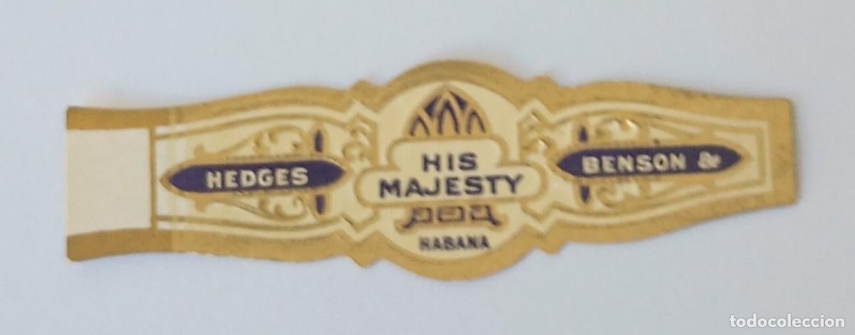 Otros Art&iacute;culos de Coleccionismo en Papel: Chinchal, Cigar Band, Antigua Vitola de Coleccion, HIS MAJESTY A681
