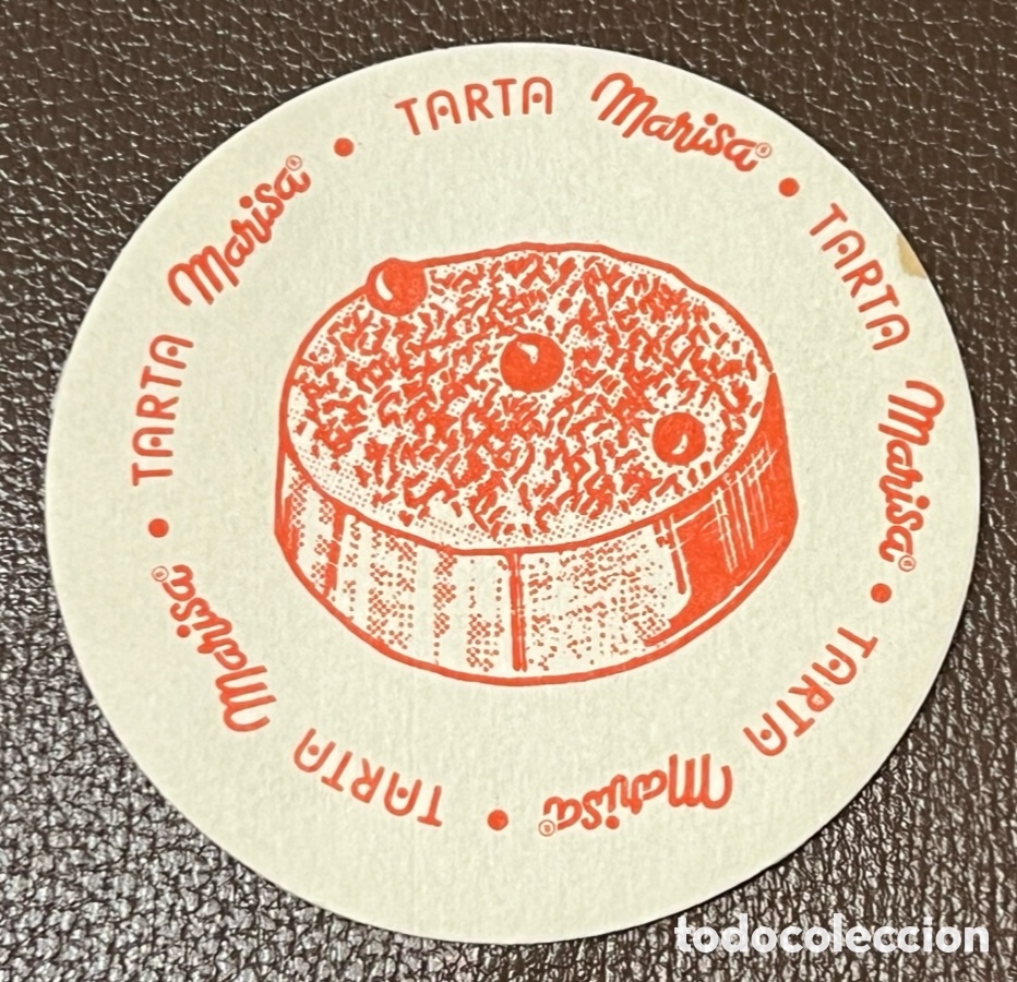 Otros Art&iacute;culos de Coleccionismo en Papel: Posavasos. TARTA Marisa. Mallorca. A&ntilde;os 70.