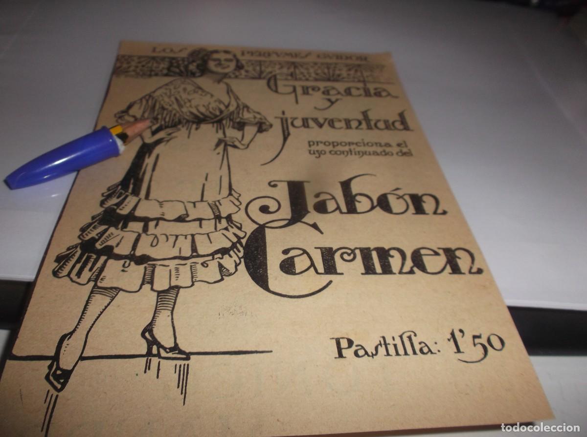 Otros Art&iacute;culos de Coleccionismo en Papel: RECORTE PUBLI.A&Ntilde;O 1923.- LOS PERFUMES GVIDOR-JAB&Oacute;N CARMEN(DIBUJO E.PRATS)//CEREBRINO MANDRI