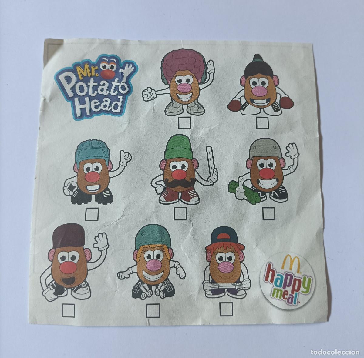 Otros Art&iacute;culos de Coleccionismo en Papel: mr potato head papel mcdonalds mcdonald mc donald happy meal check list instrucciones papel checklis