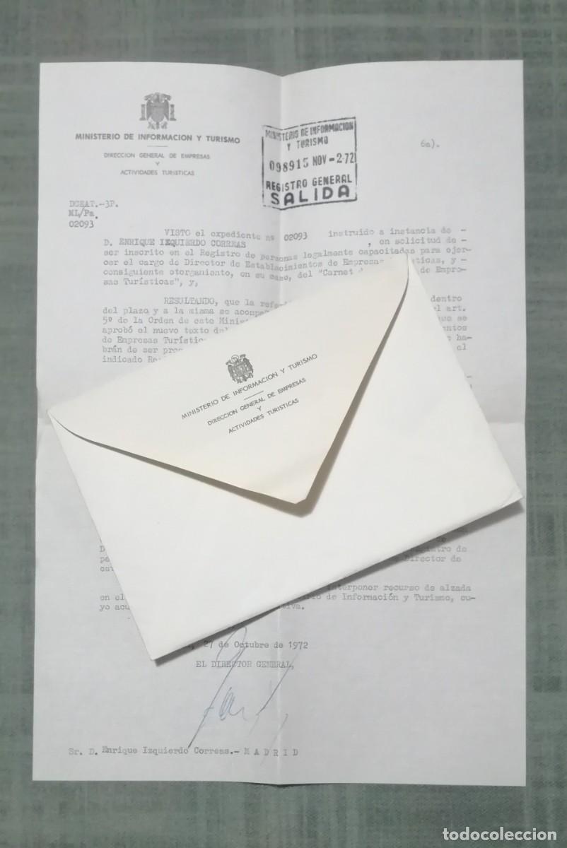 Otros Art&iacute;culos de Coleccionismo en Papel: MINISTERIO INFORMACION Y TURISMO. MADRID 1972..EL ENVIO ESTA INCLUIDO.
