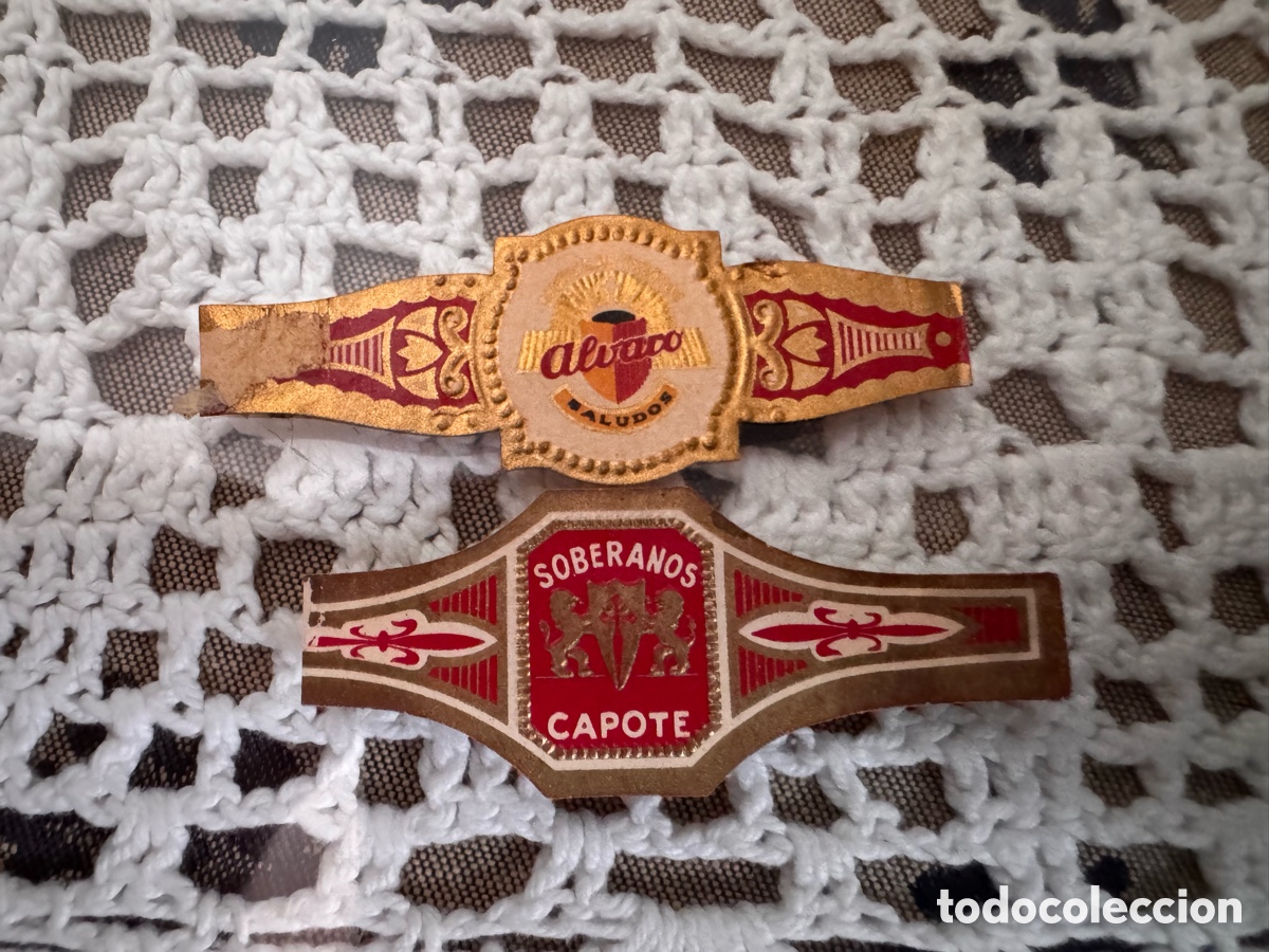 Otros Art&iacute;culos de Coleccionismo en Papel: Lote Variado Vitolas Antiguas .&Aacute;lvaro, Capote, La Esmeralda, Habana y Extranjeras.