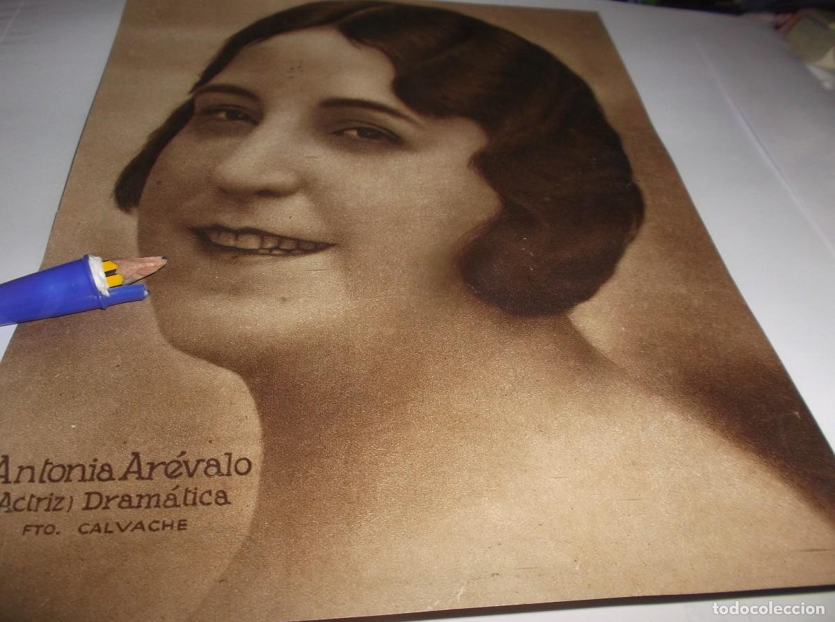 Otros Art&iacute;culos de Coleccionismo en Papel: RECORTE A&Ntilde;O 1934.- ANTONIA AR&Eacute;VALO, ACTRIZ DR&Aacute;MATICA (FOTO CALVACHE)