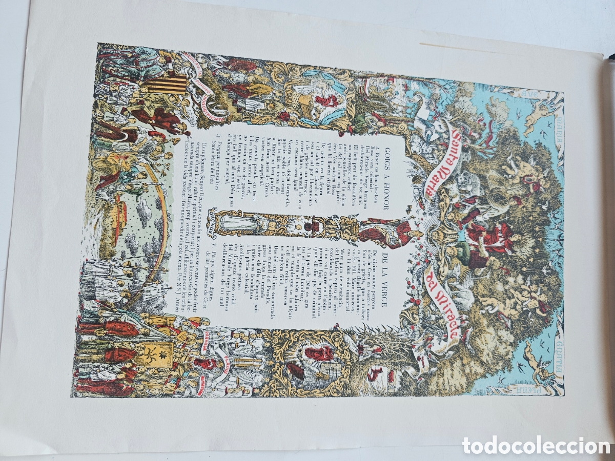 Otros Art&iacute;culos de Coleccionismo en Papel: Goigs Gozos a Santa Maria del Miracle