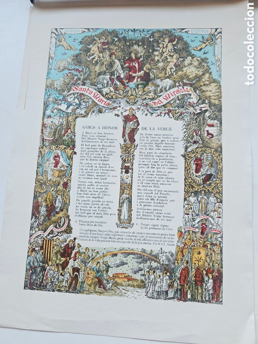 Paper Collecting Others: Goigs Gozos a Santa Maria del Miracle