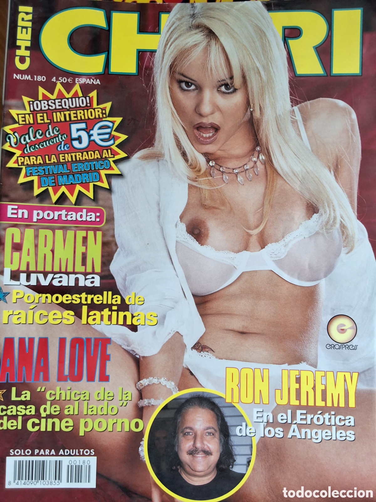 Otros Art&iacute;culos de Coleccionismo en Papel: Cheri revista erotica espa&ntilde;ola desnudos mujeres n&uacute;mero 180 a&ntilde;o 2006/7