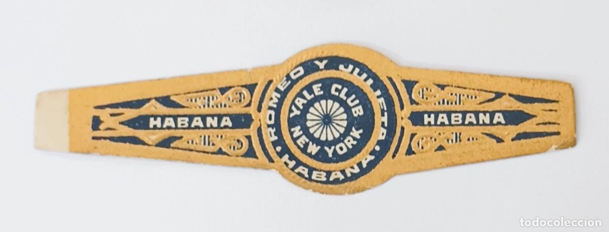 Otros Art&iacute;culos de Coleccionismo en Papel: Chinchal, Cigar Band, Antigua Vitola de Coleccion, R. Y J. - YALE CLUB NEW YORK, 770
