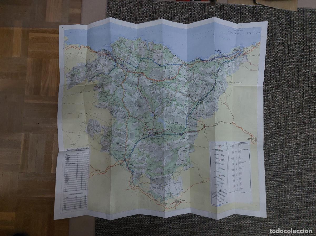 Otros Art&iacute;culos de Coleccionismo en Papel: Mapa general de carreteras desplebable Euskadi con mucho gusto Pais Vasco Gobierno Vasco