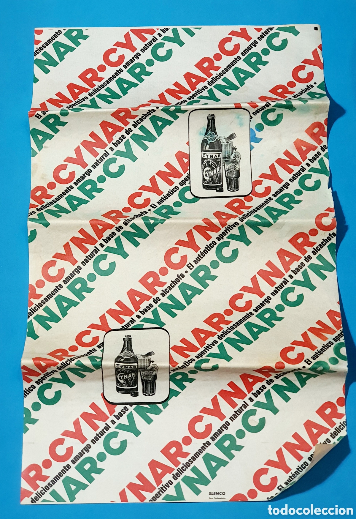 Otros Art&iacute;culos de Coleccionismo en Papel: HOJA ENVOLTORIO - PAPEL DE COMERCIO CYNAR - ORIGINAL DE LA &Eacute;POCA