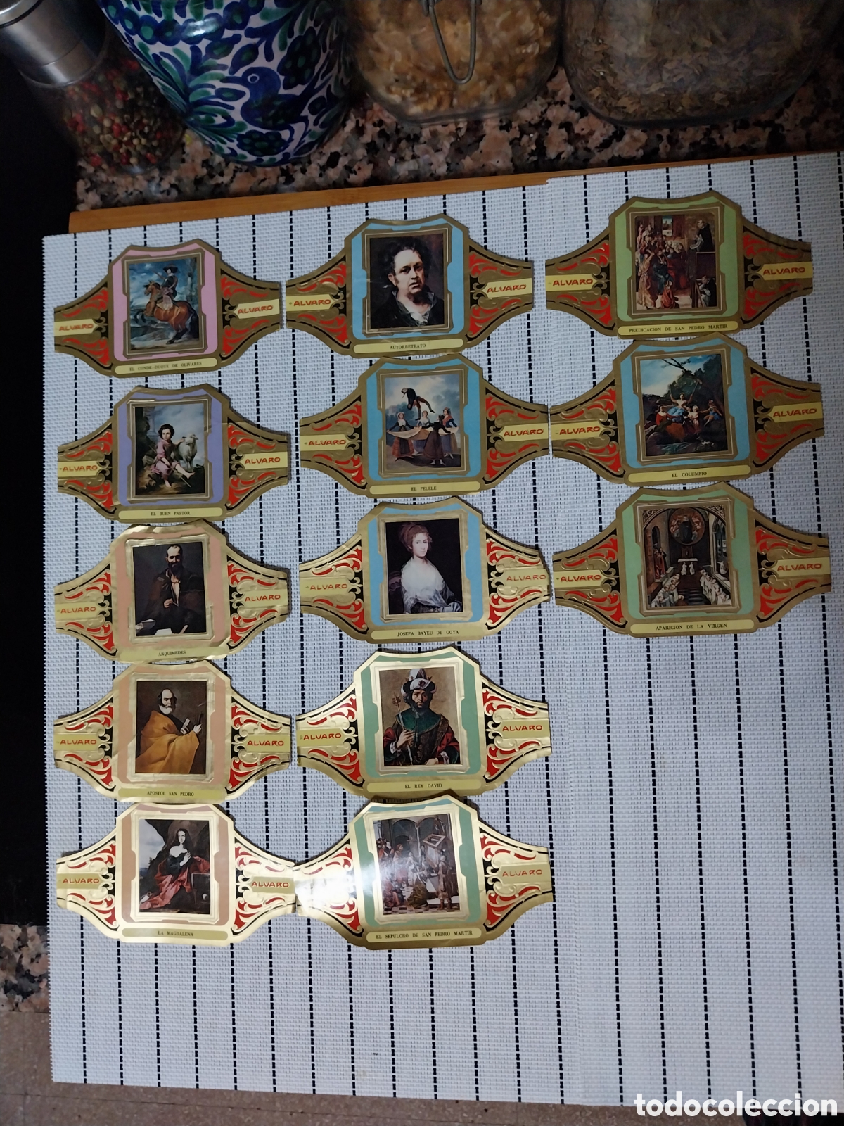 Otros Art&iacute;culos de Coleccionismo en Papel: Antiguas vitolas puros