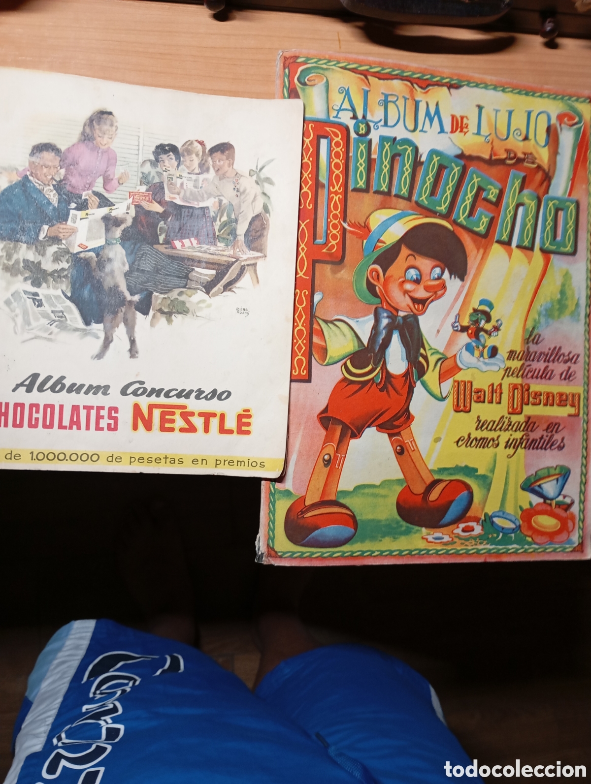 Otros Art&iacute;culos de Coleccionismo en Papel: Album lujo de pinocho y album chocolates Nestl&eacute;