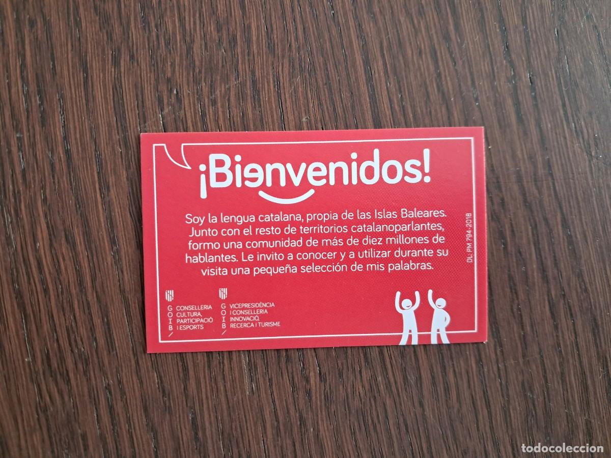 Otros Art&iacute;culos de Coleccionismo en Papel: tarjeta de visita de publicidad, bienvenidos, lengua catalana...conseller&iacute;a cultura, participaci&oacute; ..