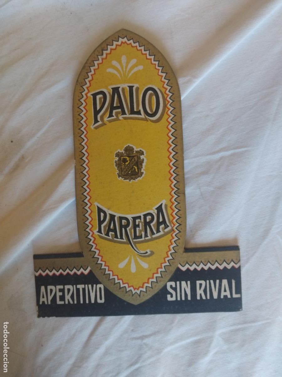 Otros Art&iacute;culos de Coleccionismo en Papel: PALO PARERA APERITIVO SIN RIVAL. CARTON PUBLICITARIO.24 X 17 CM