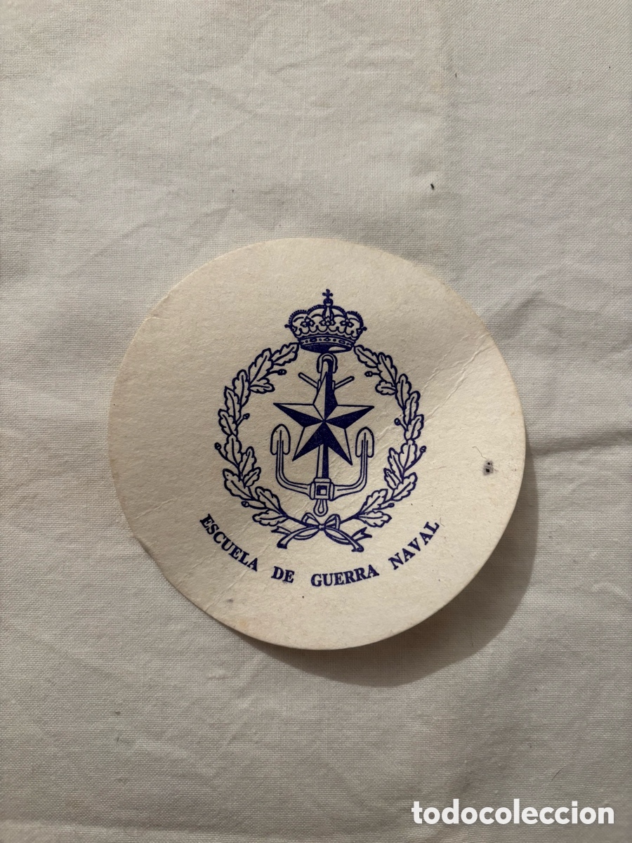 Collectionnisme Papier divers: Posavasos Escuela de Guerra Naval