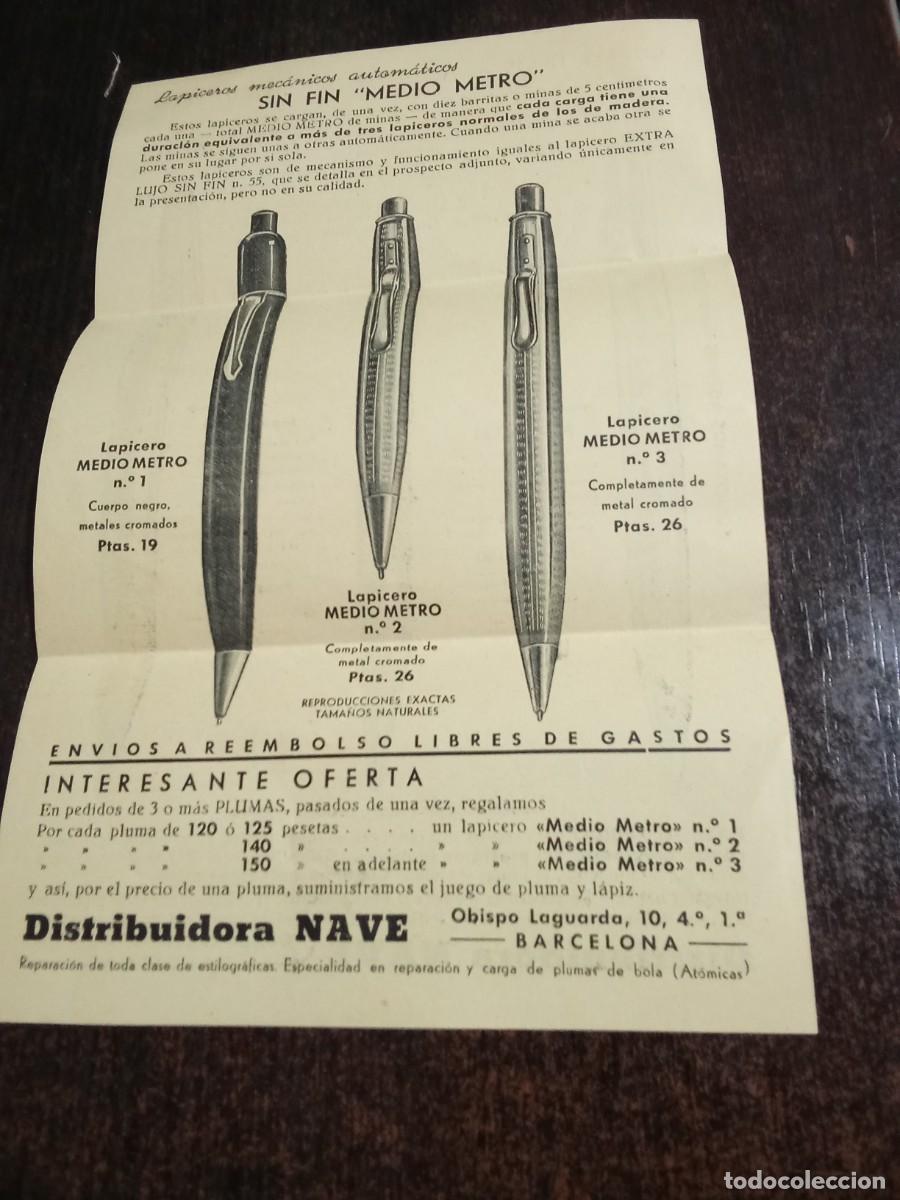 Paper Collecting Others: DISTRIBUIDAORA NAVE. PLUMAS CONTINUA AT&Oacute;MICAS, LAPICEROS MEC&Aacute;NICOS - MEDIO METRO