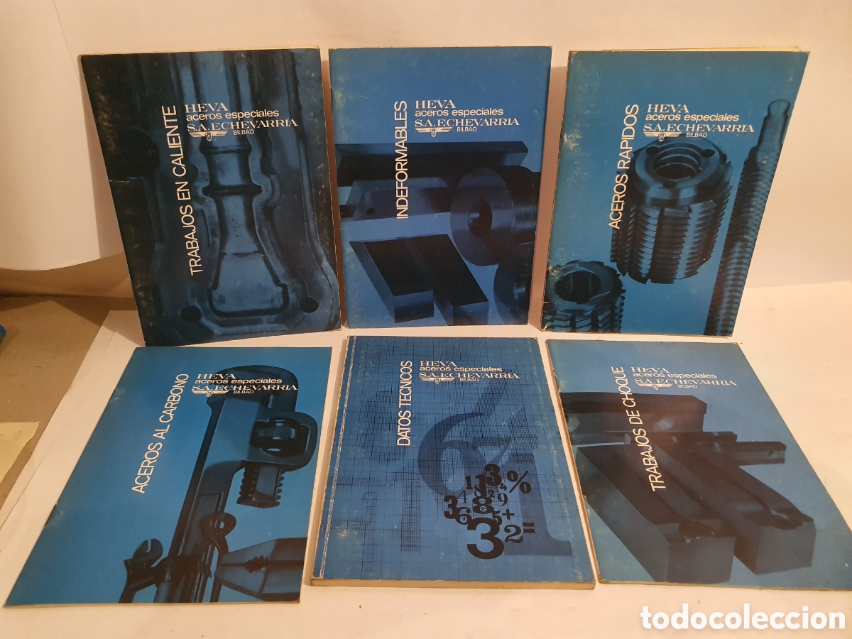 Otros Art&iacute;culos de Coleccionismo en Papel: HEVA. ACEROS ESPECIALES. S.A. ECHEVARRIA. BILBAO. INDEFORMABLES, RAPIDOS, AL CARBONO, ACEROS RAPIDOS