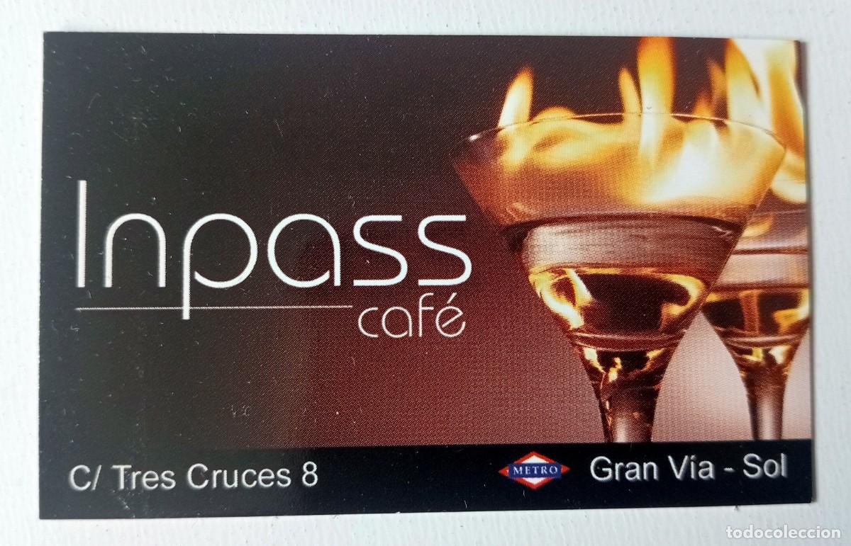 Otros Art&iacute;culos de Coleccionismo en Papel: TARJETA PUBLICITARIA SALA IMPASS CAFE & COCKTAILS MADRID