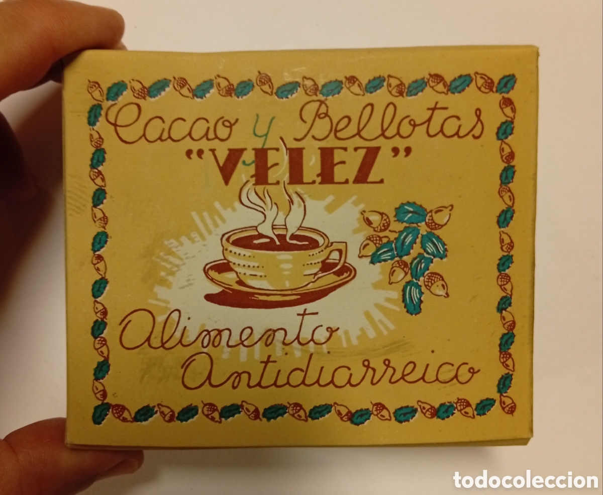 Otros Art&iacute;culos de Coleccionismo en Papel: Antigua caja de carton cacao Velez