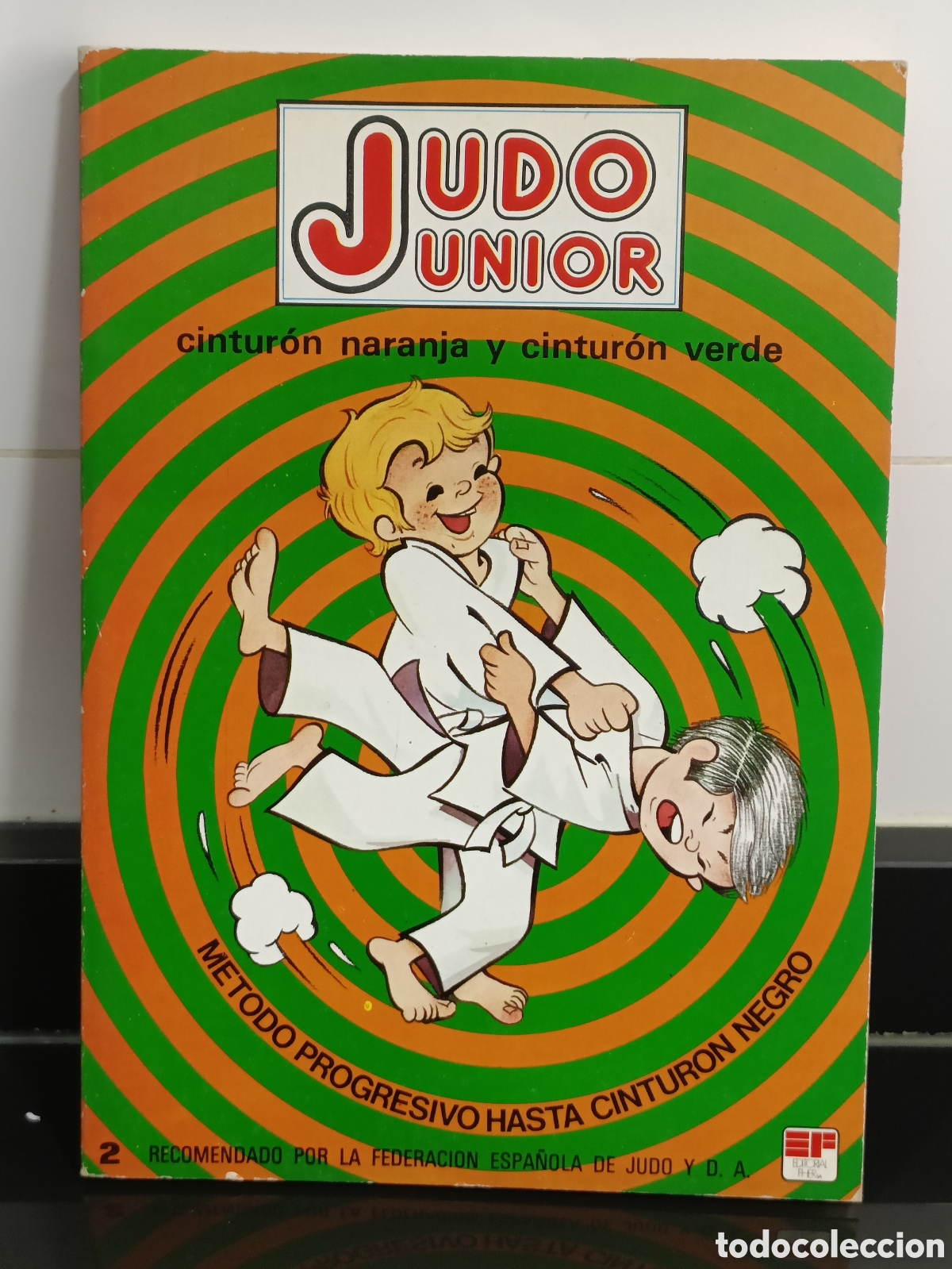 Otros Art&iacute;culos de Coleccionismo en Papel: 1977 Libro Judo junior Fher Cintur&oacute;n naranja y verde