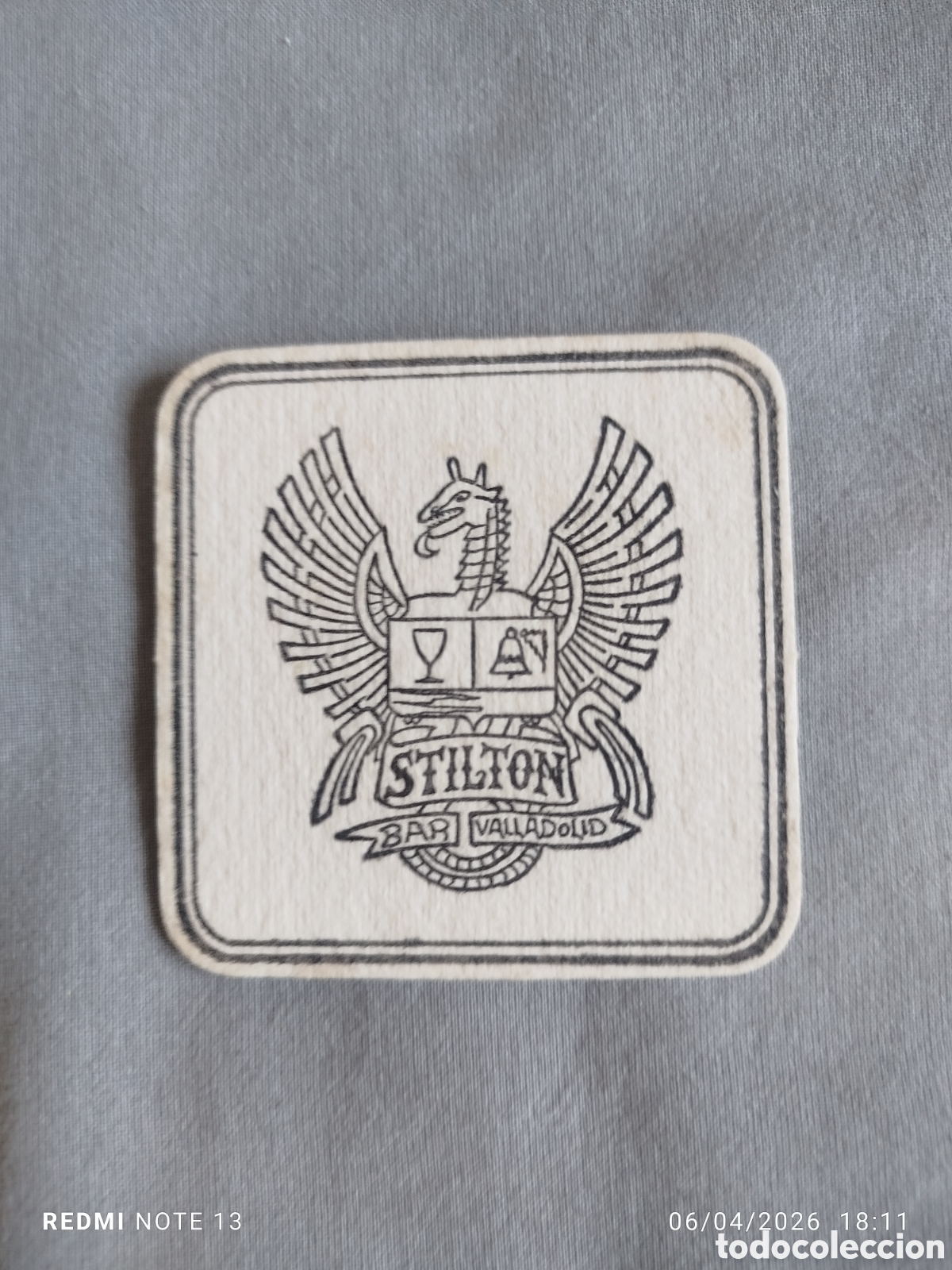 Otros Art&iacute;culos de Coleccionismo en Papel: posavasos -bar stilton- valladolid